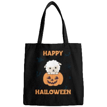 Discover Sheep In Pumpkin Cute Sheep Happy Halloween Bags