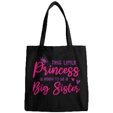 Discover Little Princess Big Sister -Pregnancy Announcement Bags