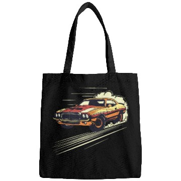 Discover Classic Muscle Car in Action Bags