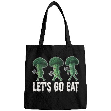 Discover Let's Go Eat Broccoli Attack Bags