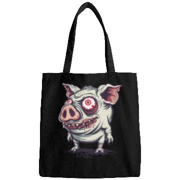Discover Cute Ugly Zombie Pig Bags