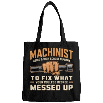 Discover Machinist Using A High School Diploma Bags