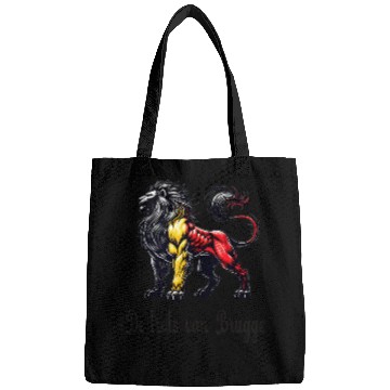 Discover Bruges lion flag design Bags