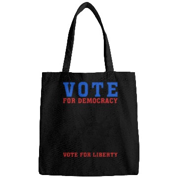 Discover Vote for Democracy, Vote for Liberty US Election Bags