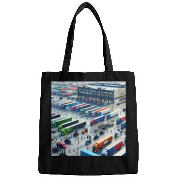 Discover Big Trucking Company Bags