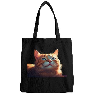 Discover A Cute Orange Cat Bags