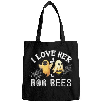 Discover I Love Her Boo Bees Bags Funny Couples Halloween Co