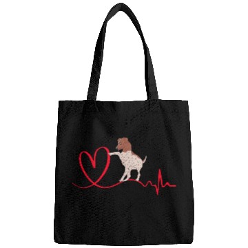 Discover Dog Heartbeat I Love My German Shorthaired Pointer Bags