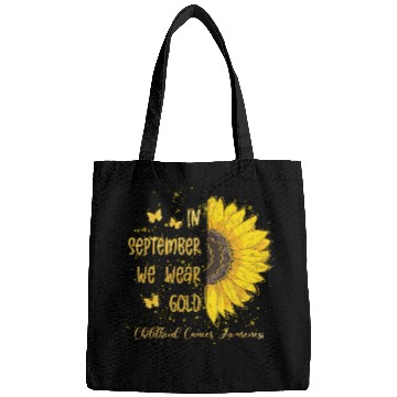 Discover In September Wear Gold Sunflower Bags