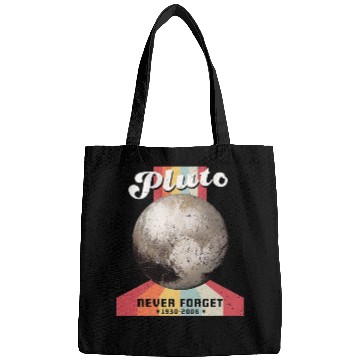 Discover Never Forget Planet Pluto Bags