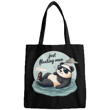Discover Cute Panda with Sunglasses Bags