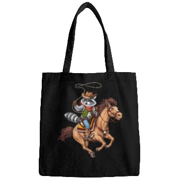 Discover Raccoon Cowboy Rodeo Bags