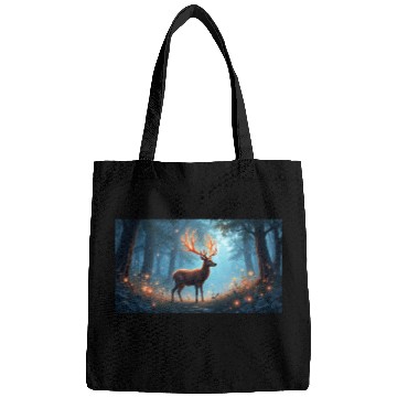 Discover Enchanted Deer in a Forest Bags