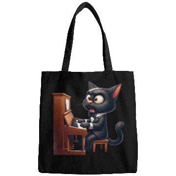 Discover Piano Prodigy Cat Bags