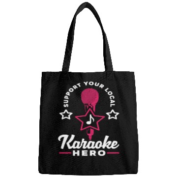 Discover Support Your Local Karaoke Hero Bags