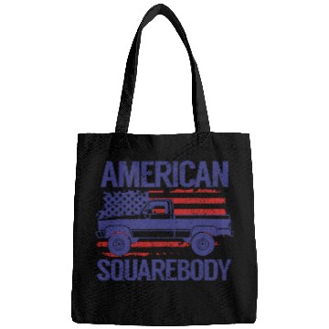 Discover Classic C10 American Square Body Truck USA Flag Bags