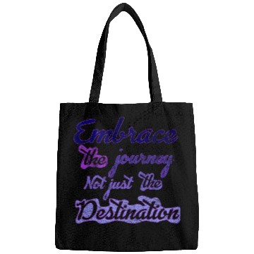 Discover embrace the journay t-shit Bags