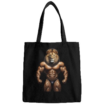 Discover LION KING POWER: MUSCLE CHAMPION Bodybuilder Gym Bags