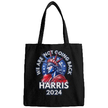 Discover Kamala Harris 2024 Democrats We Are Not Going Back Bags