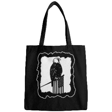 Discover Framed Eagle On Flag Pole LIKE US ON FACEBOOK # Bags
