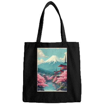 Discover Serenity Beneath Mount Fuji Bags