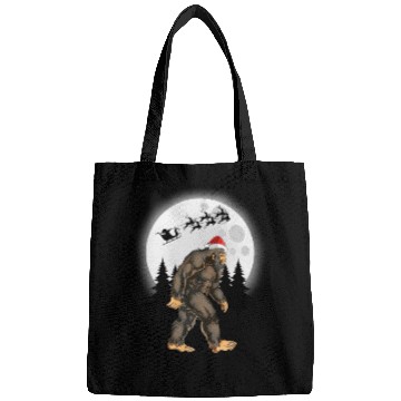 Discover Bigfoot Believe Christmas Tree Sasquatch Santa Bags