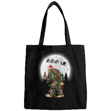 Discover Bigfoot Believe Christmas Tree Sasquatch Santa Bags