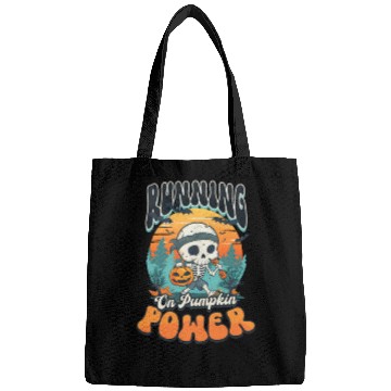 Discover Halloween Runner Running On Pumpkin Power Bags