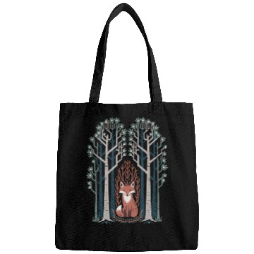 Discover Cottagecore Fox in enchanting Forest Bags