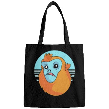 Discover Funny Monkey Face Golden Snub Nosed Monkey Bags
