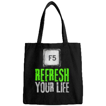 Discover Computer Keyboard F5 Refresh Your Life Bags
