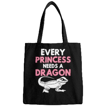 Discover Bearded Dragon Lizard Lover Girl Princess Needs A Bags