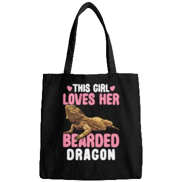 Discover This Girl Loves Her Bearded Dragon Lizard Lover Bags