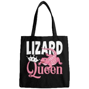 Discover Bearded Dragon Lizard Lover Girl Lizard Queen Bags
