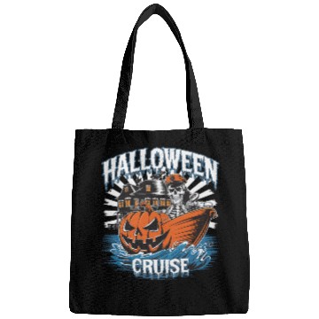 Discover Halloween Cruise skull Bags