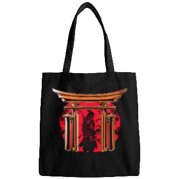 Discover Kanji Japan Katana Sword Ninja Samurai Bags