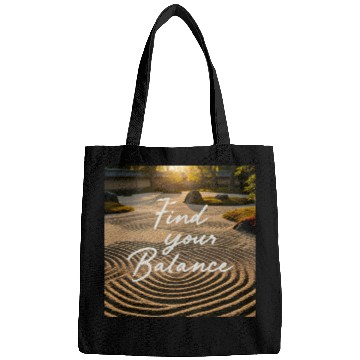 Discover Find Your Balance Tranquil Sand Lines Collection Bags