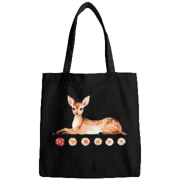 Discover Floral Deer Bags