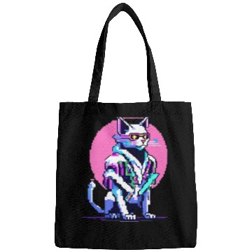 Discover Cyberpunk Blade Cat Bags