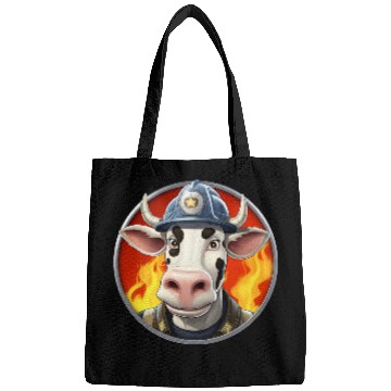 Discover Firefighter cow Bags