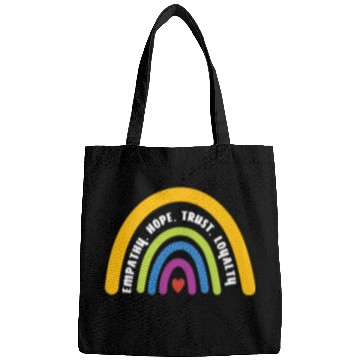 Discover Empathy Hope Trust Loyalty Rainbow Bags