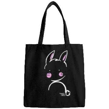 Discover Abstract bunny inking art Bags