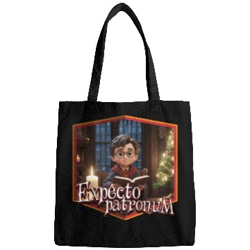 Discover Magical christmas expecto patronum wizard Bags