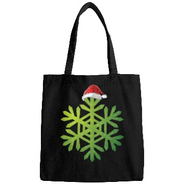 Discover Christmas Buffalo Plaid Snowflakes Santa hat Bags