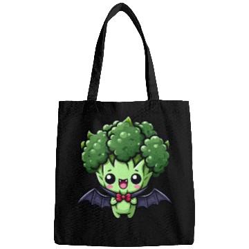 Discover Cute Halloween Broccoli Vampire Cartoon Bags