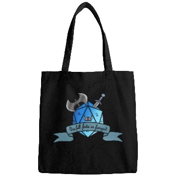Discover D20 dice with warrior theme Bags