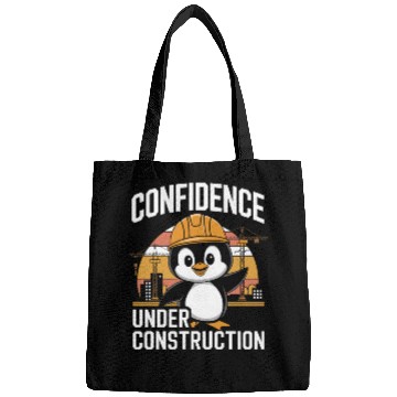 Discover Confidence Under Construction Penguin Bags