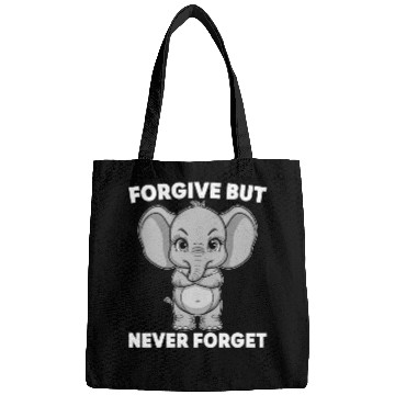 Discover Humor Designs Funny Elephants Never Forget Bags