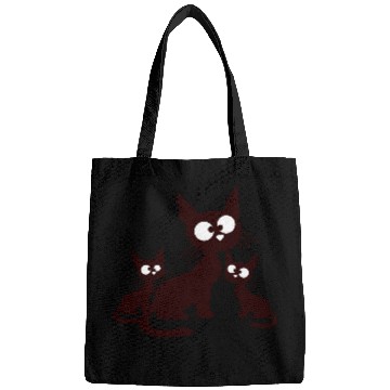 Discover Crazy Cats Family Mom Dad 2 Small Cute Kids Babies Bags