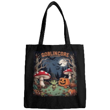Discover Halloween goblincore enchanted forest goblin Bags